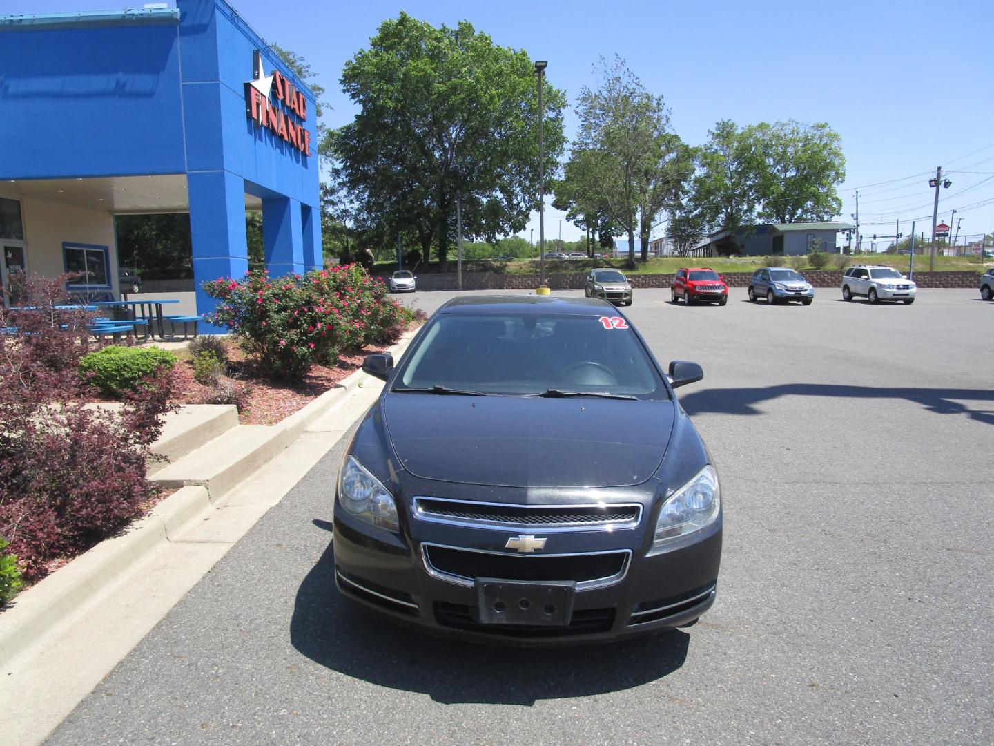 2012 BLACK /Black/Cloth Chevrolet Malibu (1G1ZF5E72CF) , located at 1814 Albert Pike Road, Hot Springs, AR, 71913, (501) 623-1717, 34.494228, -93.094070 - Photo#2